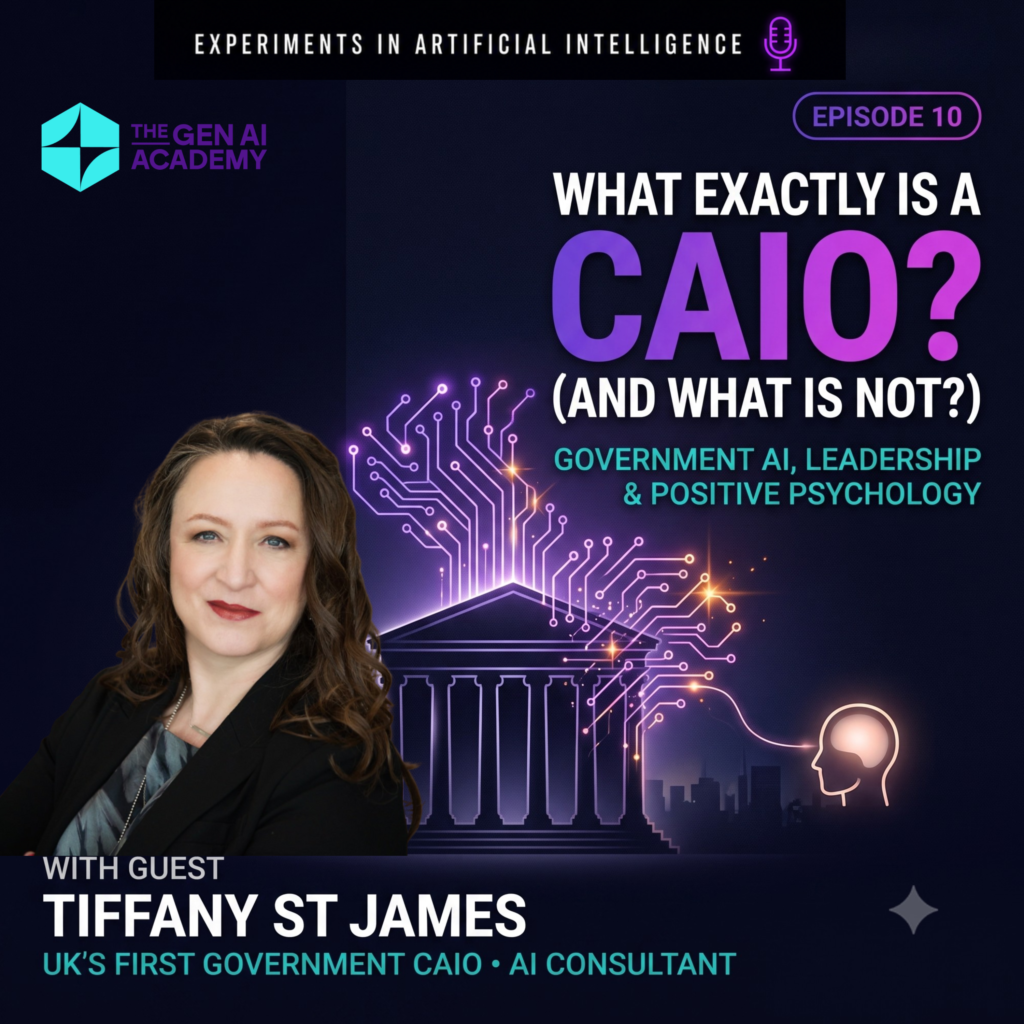 Il ruolo di Chief AI Officer — Tiffany St James su “Experiments in Artificial Intelligence”, Episodio 10